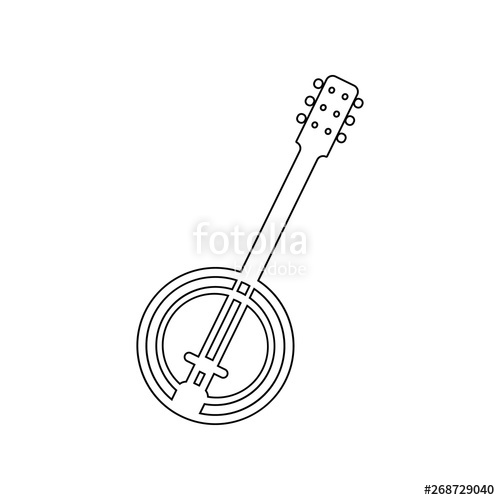 Banjo Icon Element Of Music Instrument For Mobile Concept And Web 500x500 Banjo Icon Element Of Music Instrument For Mobile Concept And Web