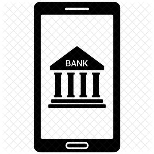 512x512 Bank, Account, Banking, Home, Online Icon Of Glyph Style