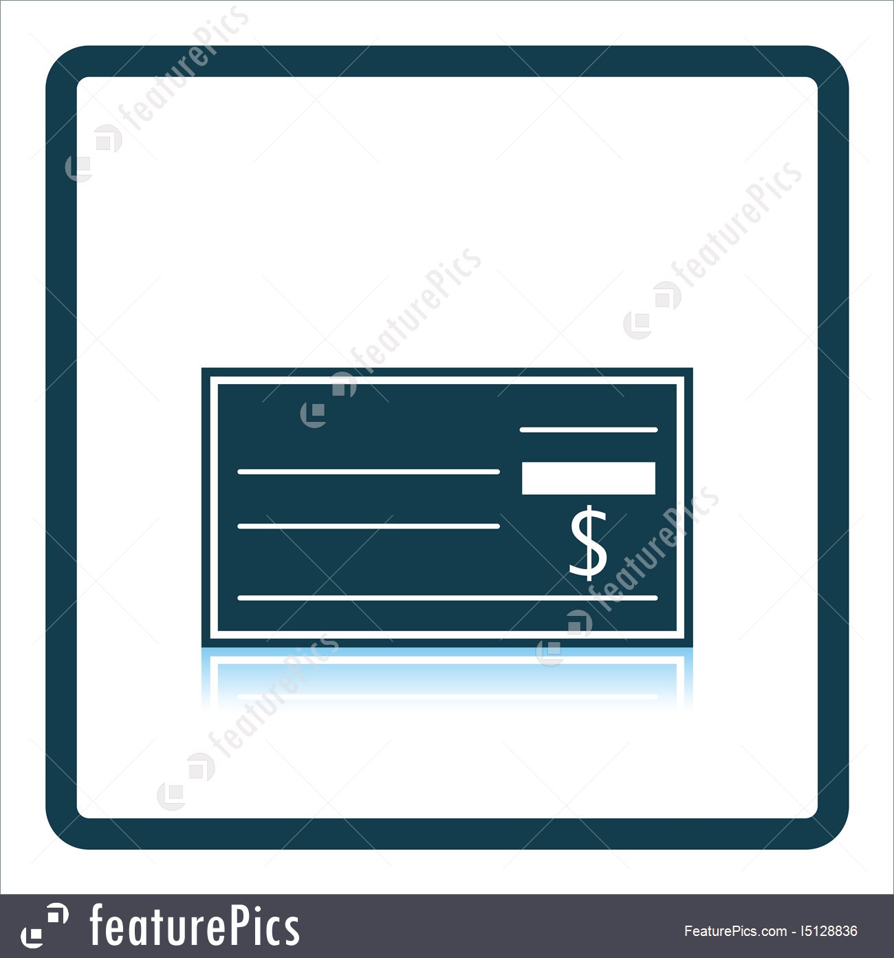 Bank Check Icon
