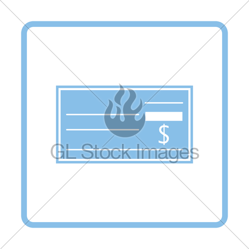 500x500 Bank Check Icon Gl Stock Images