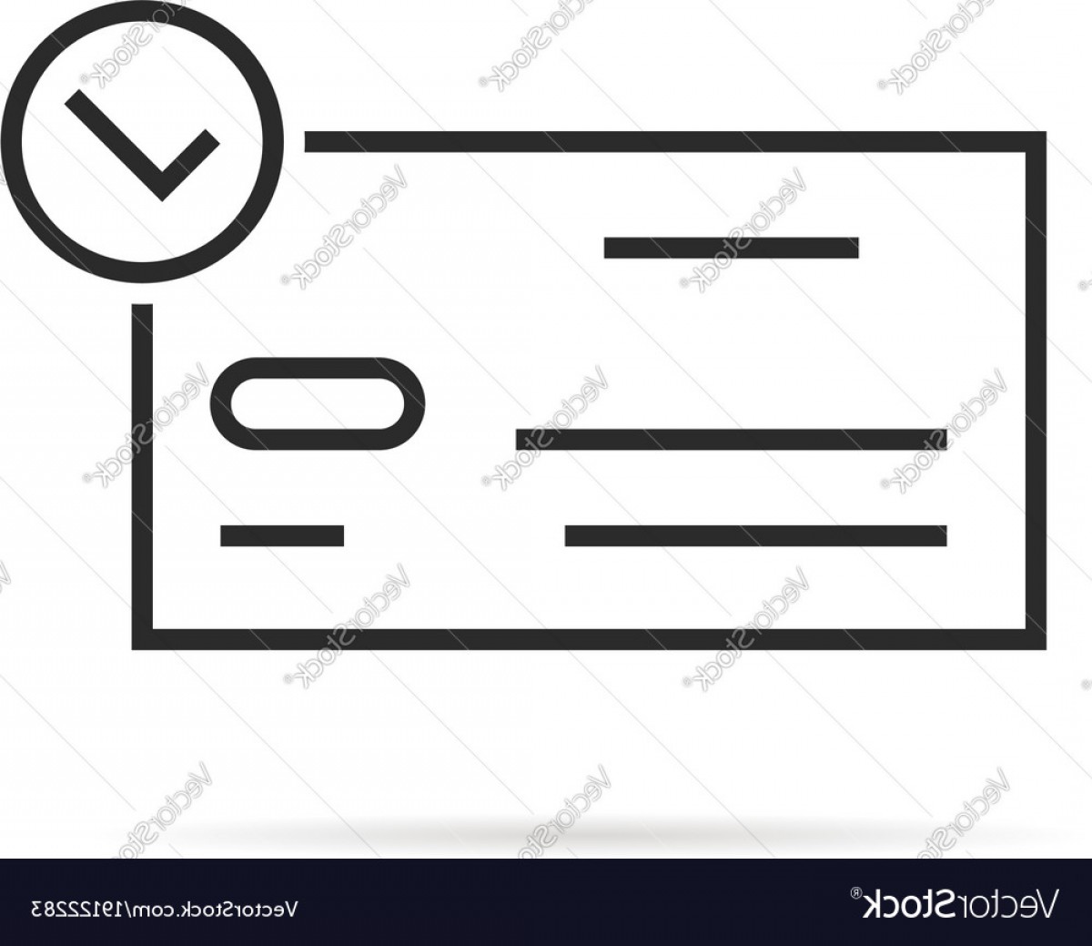 1200x1039 Thin Line Bank Check Icon Like Salary Vector Wallkeeper