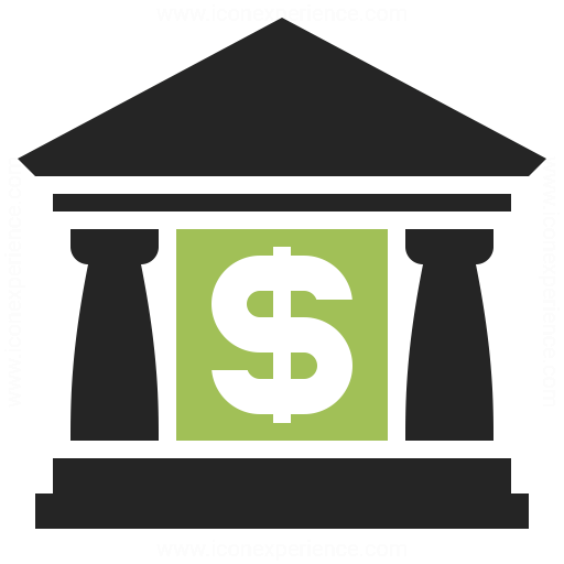 512x512 Bank Building Icon Iconexperience