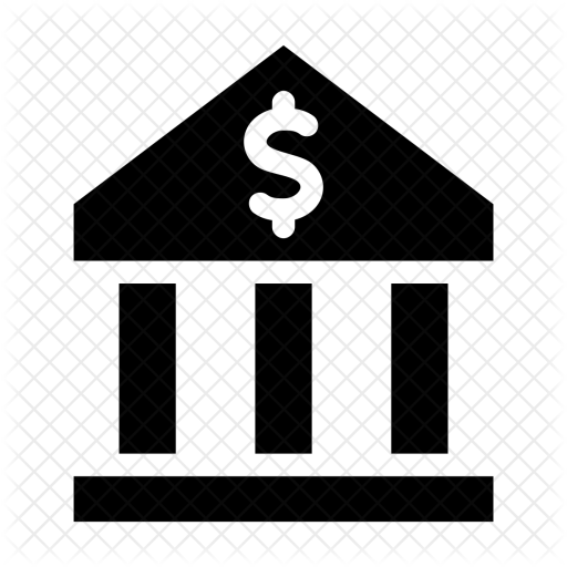 512x512 Bank Icon Of Glyph Style