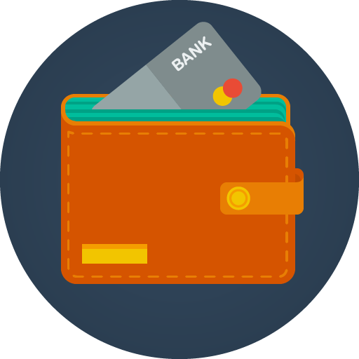 512x512 Wallet, Bank Icon Free Of Modern Flat Icon Set