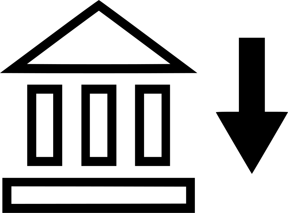 980x724 Banking Bank Loan Arrow Down Interest Rate Png Icon Free