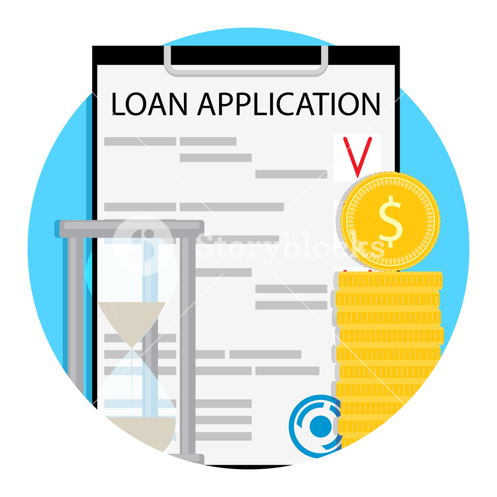 1000x1000 Finance Loan Pay Time Icon Vector Money And Bank, Finance Credit