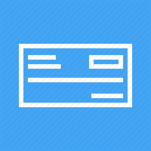 512x512 Bank, Cheque, Document, Draft, File, Funds, Receipt Icon