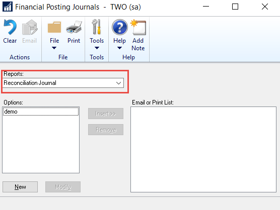 556x418 Reprinting Bank Reconciliation Reports In Dynamics Gp
