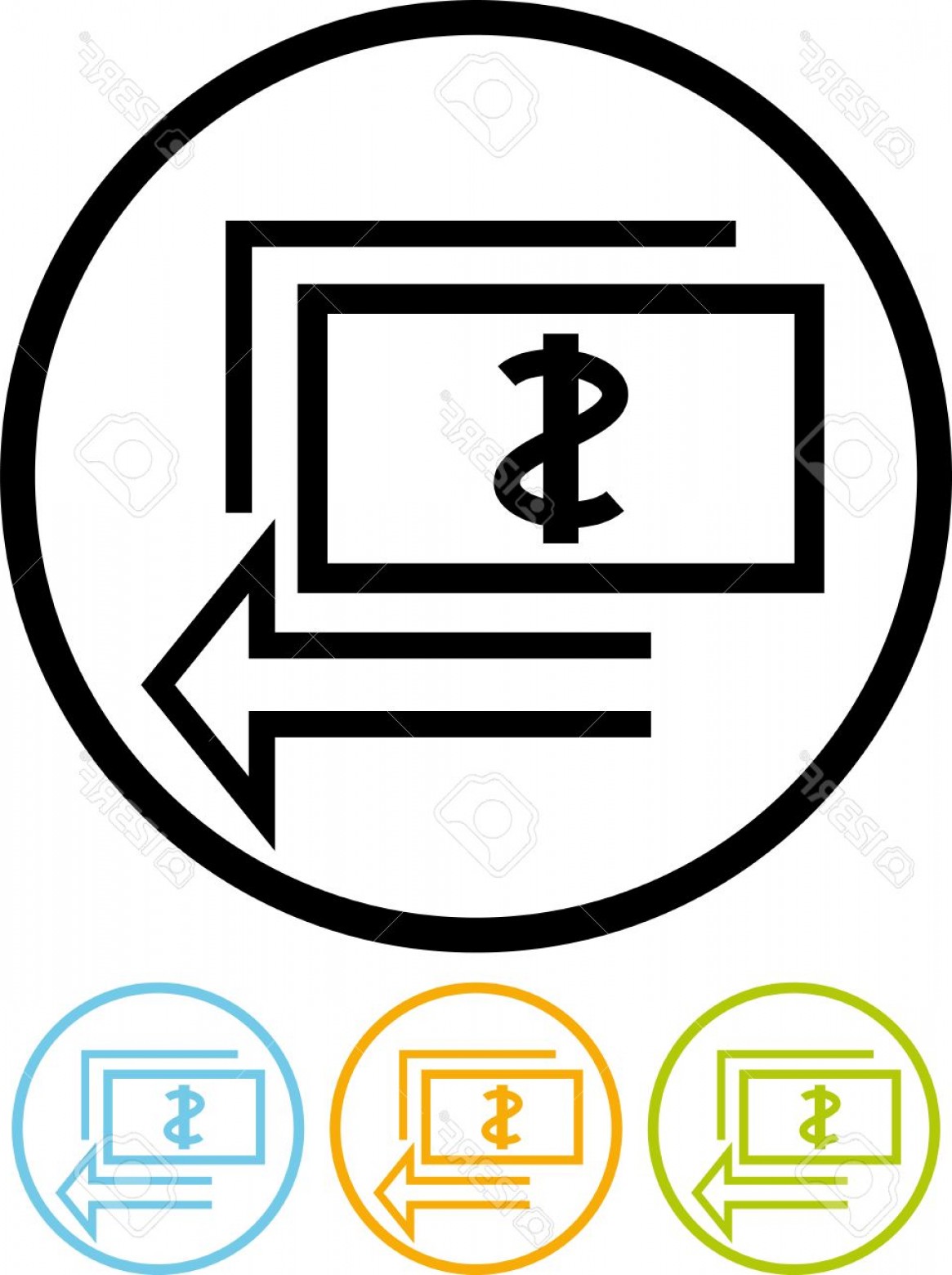 1165x1560 Photostock Vector Money Usd Bank Transfer Vector Icon Studiogrfx