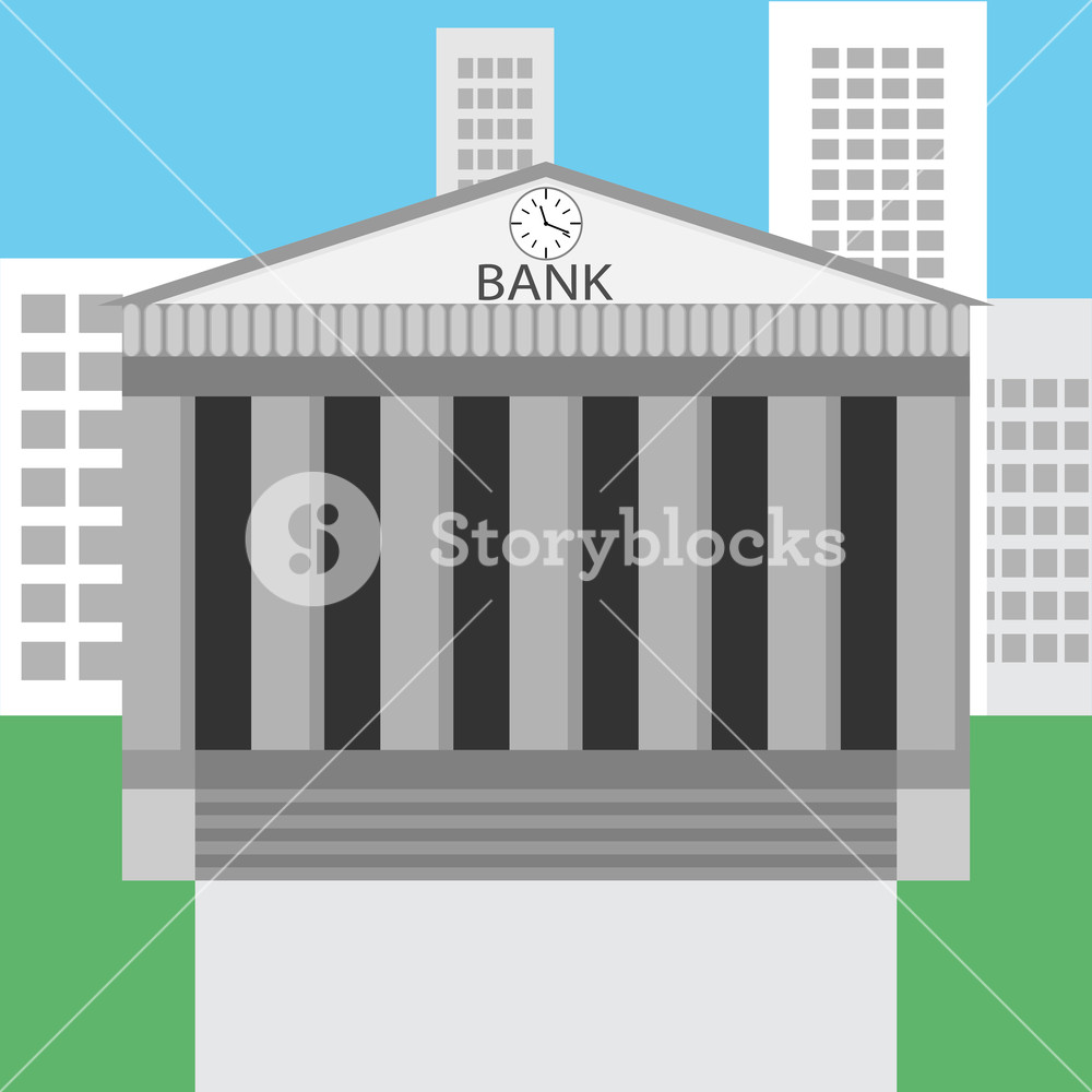 1000x1000 Bank Building Design Flat Bank And Bank Vault, Bank Interior
