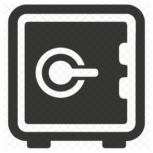 512x512 Bank Vault Icon Of Glyph Style