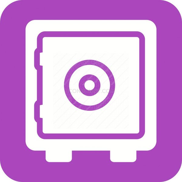 600x600 Vault Flat Round Corner Icon