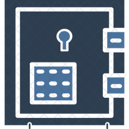256x256 Bank Vault Icon Of Flat Style
