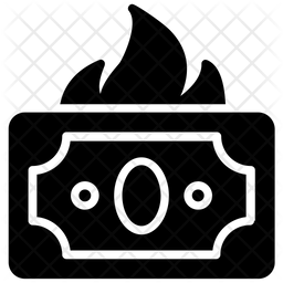 256x256 Bankruptcy Icon Of Glyph Style