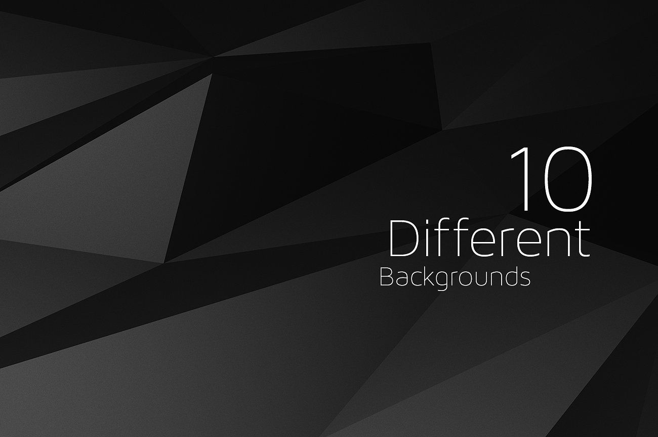 1300x865 Polygon Dark Backgrounds