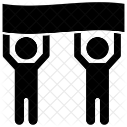 256x256 Banner Icon Of Glyph Style