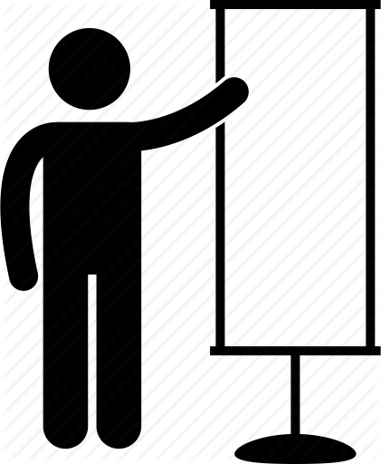 421x512 Banner, Board, Holding, Man, Placard, Signboard, Stand Icon