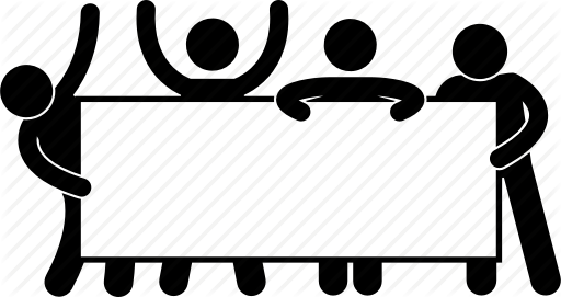 512x271 Banner, Empty, Friend, Friendship, Holding, People, Placard Icon