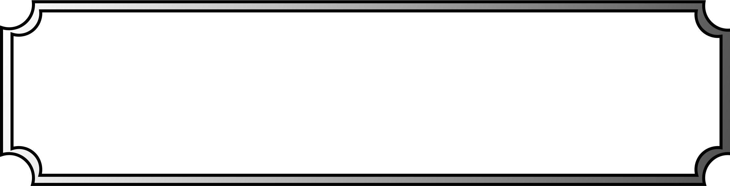 2400x611 Empty Banner Icons Png