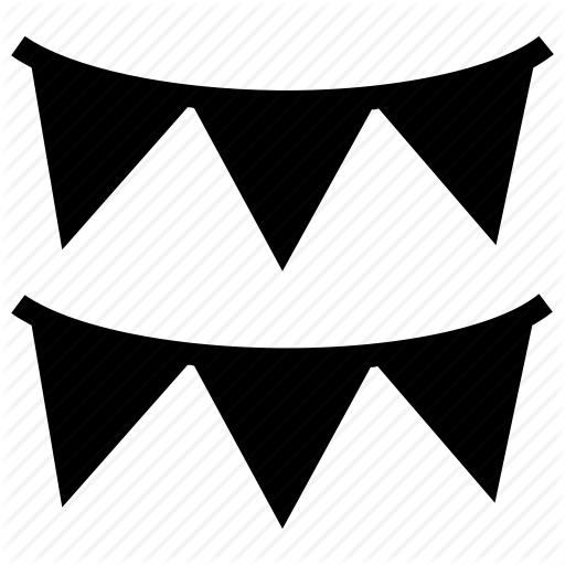 512x512 Banner, Birthday, Cute, Decoration, Flag, Party, Set Icon Icon