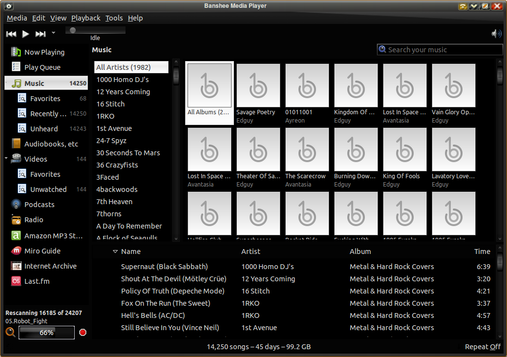 1038x731 Good Bye Rhythmbox, Hello Banshee Migrating Your Music