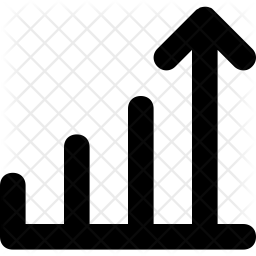 256x256 Bar Graph Icon Of Line Style