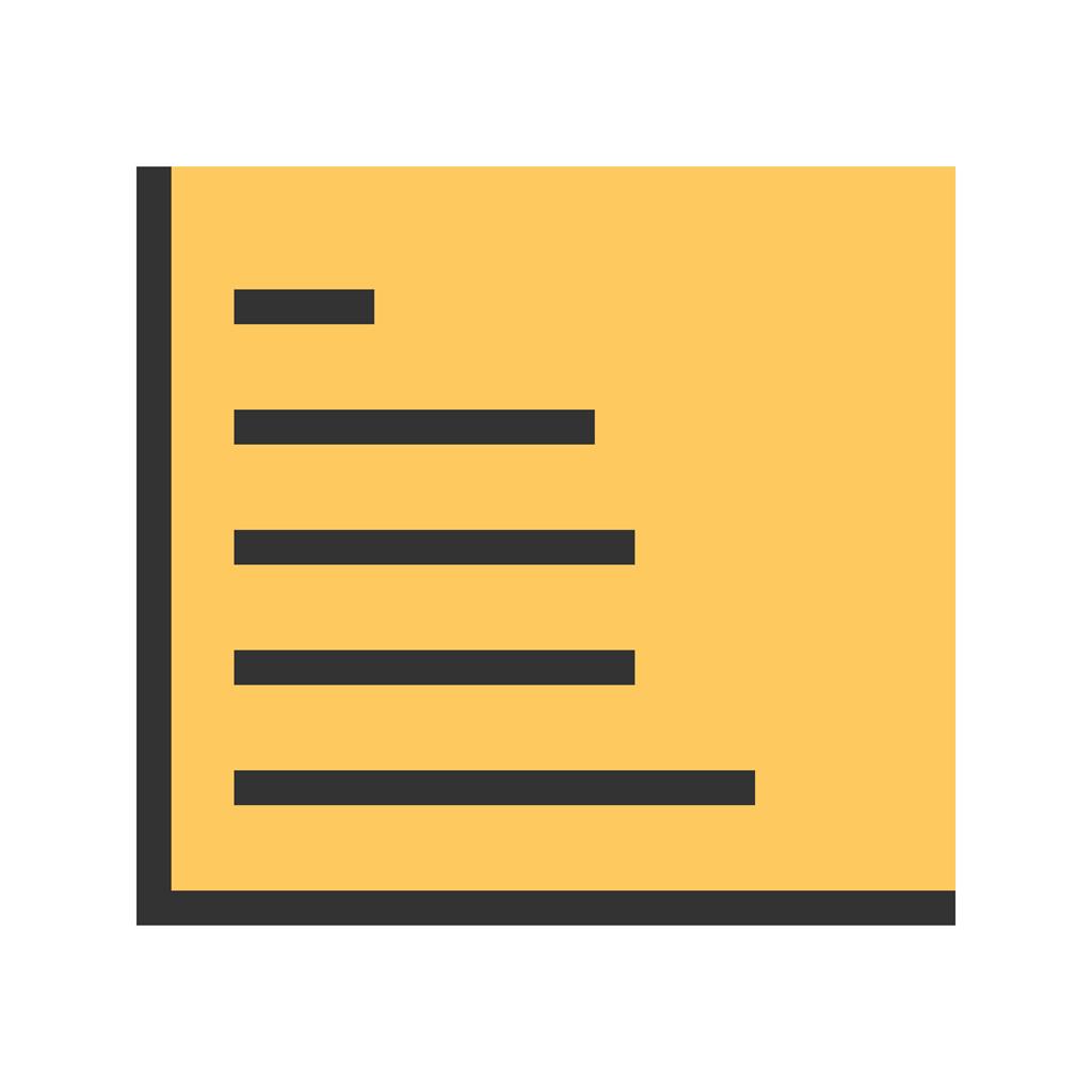 1024x1024 Horizontal Bar Graph Line Filled Icon