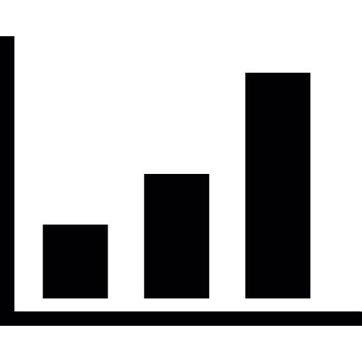 512x512 Three Bar Graph Icons Free Download