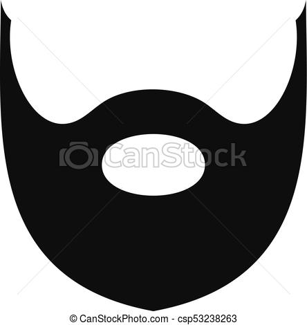 444x470 Icono, Simple, Hipster, Style Barba Tela, Simple