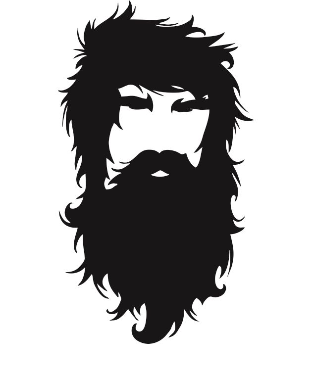 632x764 Beard Animation In Beard Silhouette, Beard