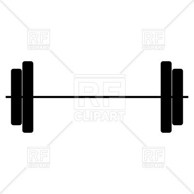 400x400 Barbell Icon Vector Image Of Sport And Leisure