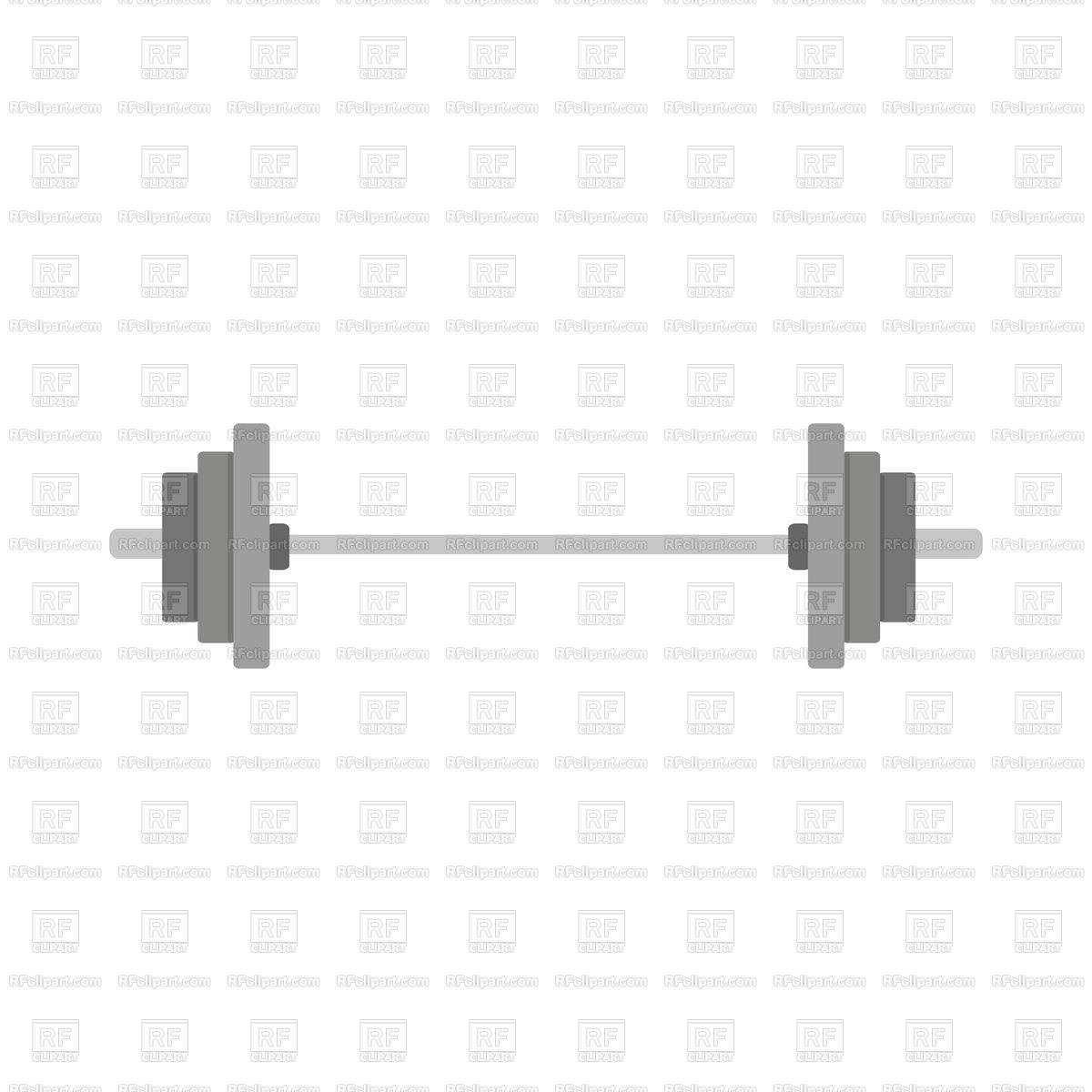1200x1200 Barbell Icon Vector Image Of Sport And Leisure Vectorup