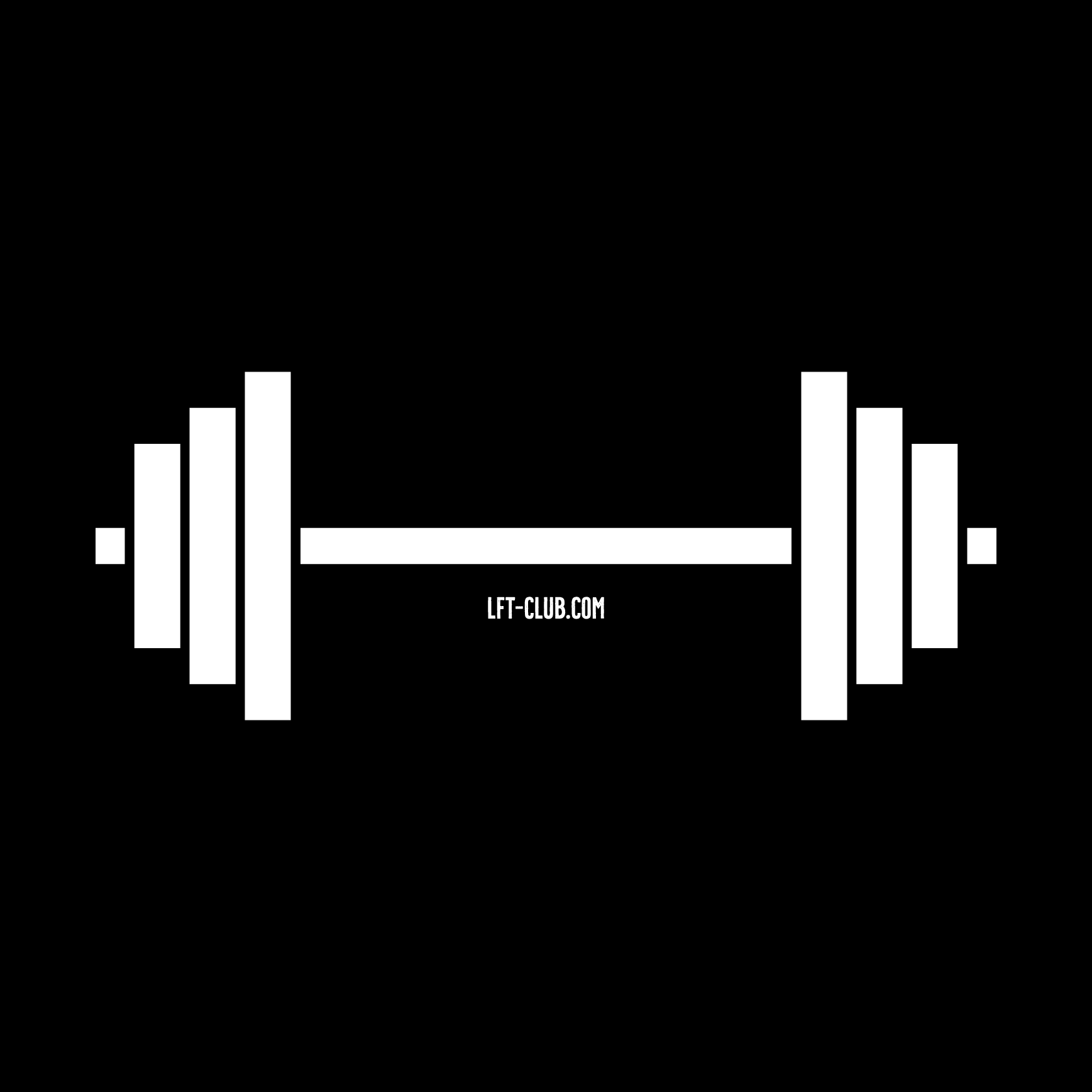 1737x1737 Foam Board, Barbell Icon