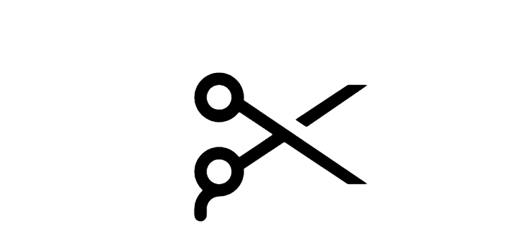 750x346 Barber Scissors Icon Drawing Design Stuff Barber Logo