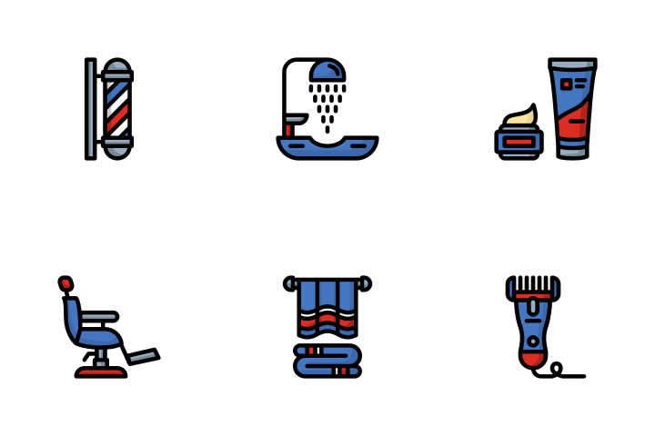 720x480 Download Barber Icon Pack