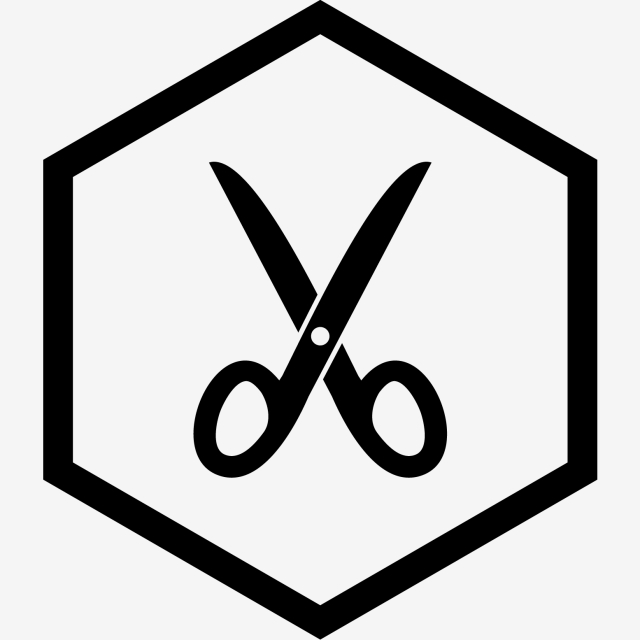 640x640 Vector Scissors Icon, Barber, Cutter, Cutting Png And Vector