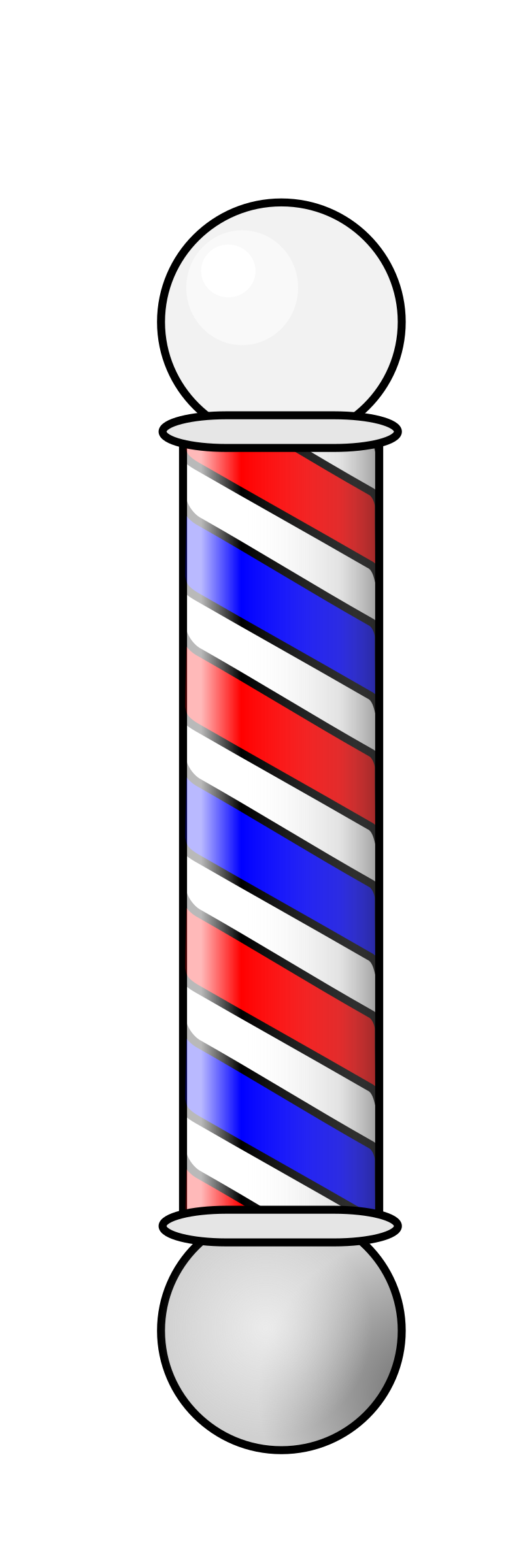 800x2400 Barbershop Pole Animation Icons Png