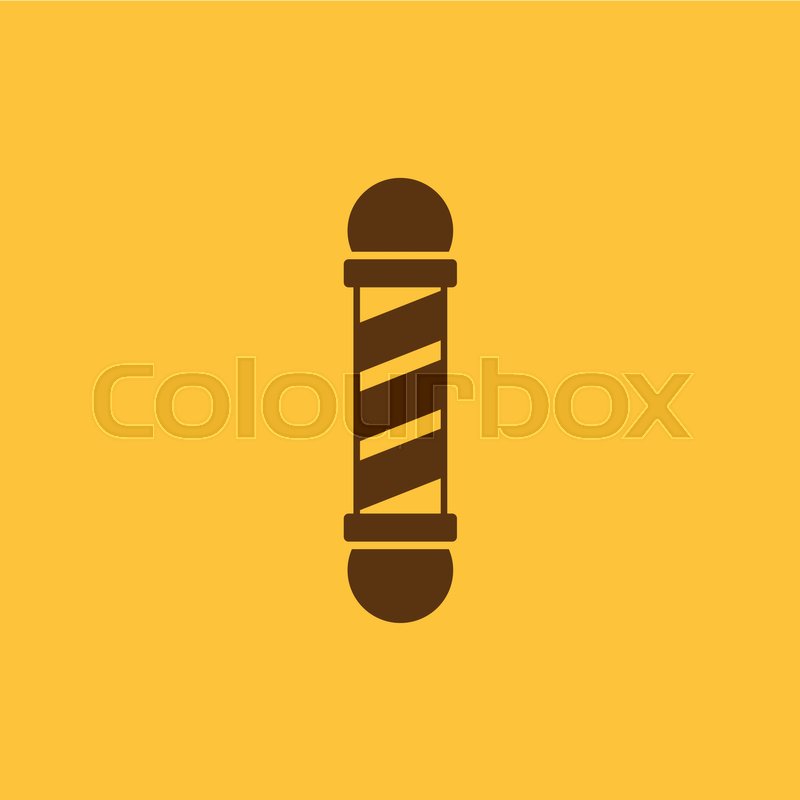 800x800 The Barber Pole Icon Barbershop Stock Vector Colourbox
