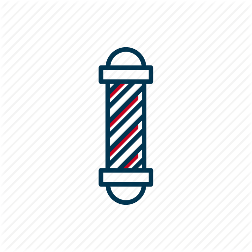 512x512 Barber, Line, Pole, Shop, Thn