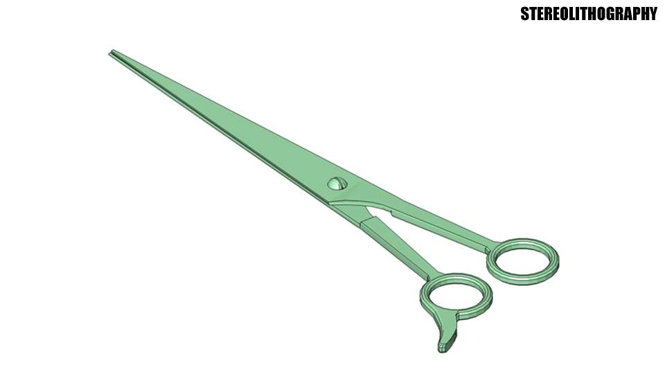 960x540 Barber Scissors Model