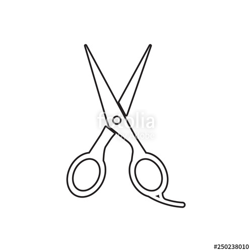 500x500 Barber Scissors Icon Element Of Barber For Mobile Concept And Web