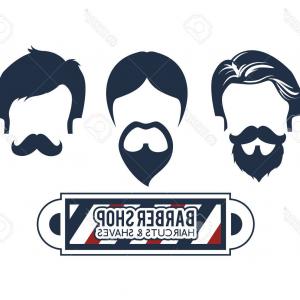 300x300 Photostock Vector Professional Barber Shop Icon Vector