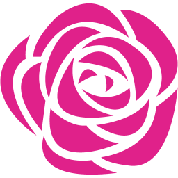 256x256 Barbie Pink Rose Icon