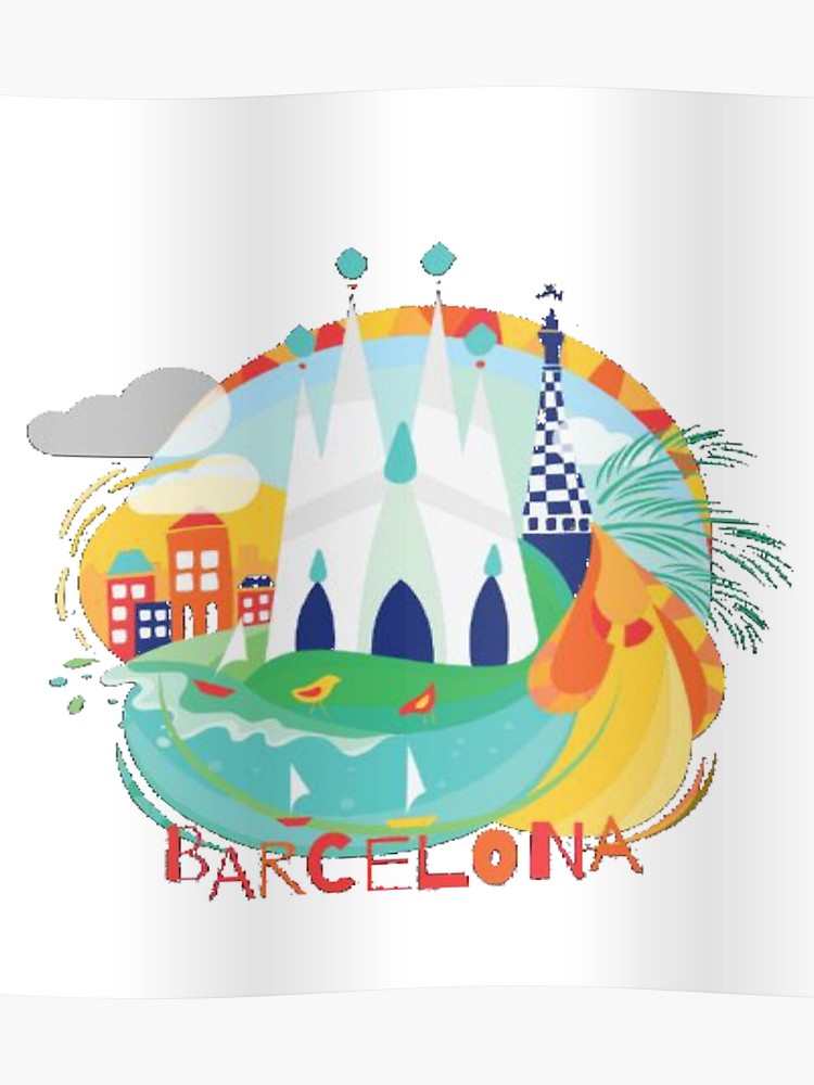 750x1000 Barcelona Icon Poster