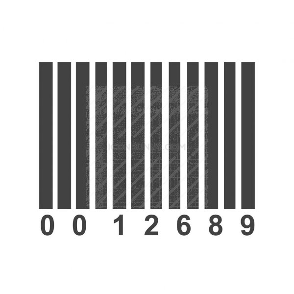 600x600 Barcode Glyph Icon