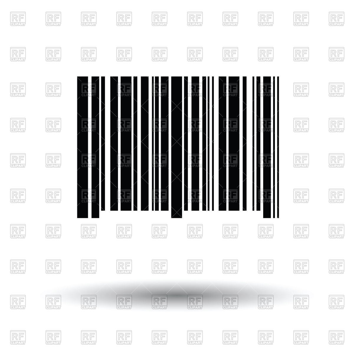 1200x1200 Barcode Icon On White Background Vector Image Of Icons And Emblems