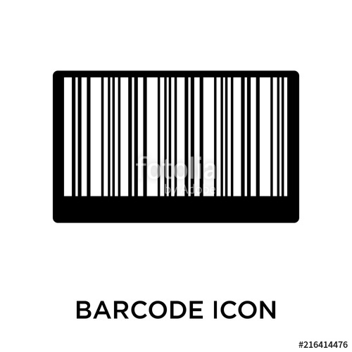 500x500 Barcode Icons Isolated On White Background Modern And Editable