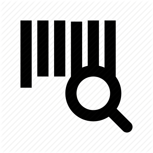 512x512 Barcode, Barcode Verification, Commerce, Magnifying Glass, Search