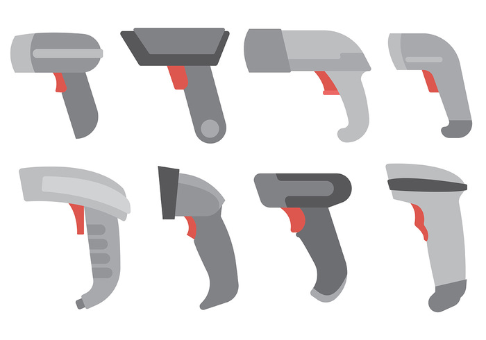 700x490 Free Vector Barcode Icon With Red Icon Graphics Tag Ui