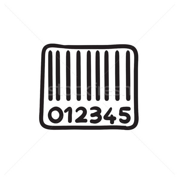 600x600 Barcode Sketch Icon Vector Illustration Andrei Krauchuk